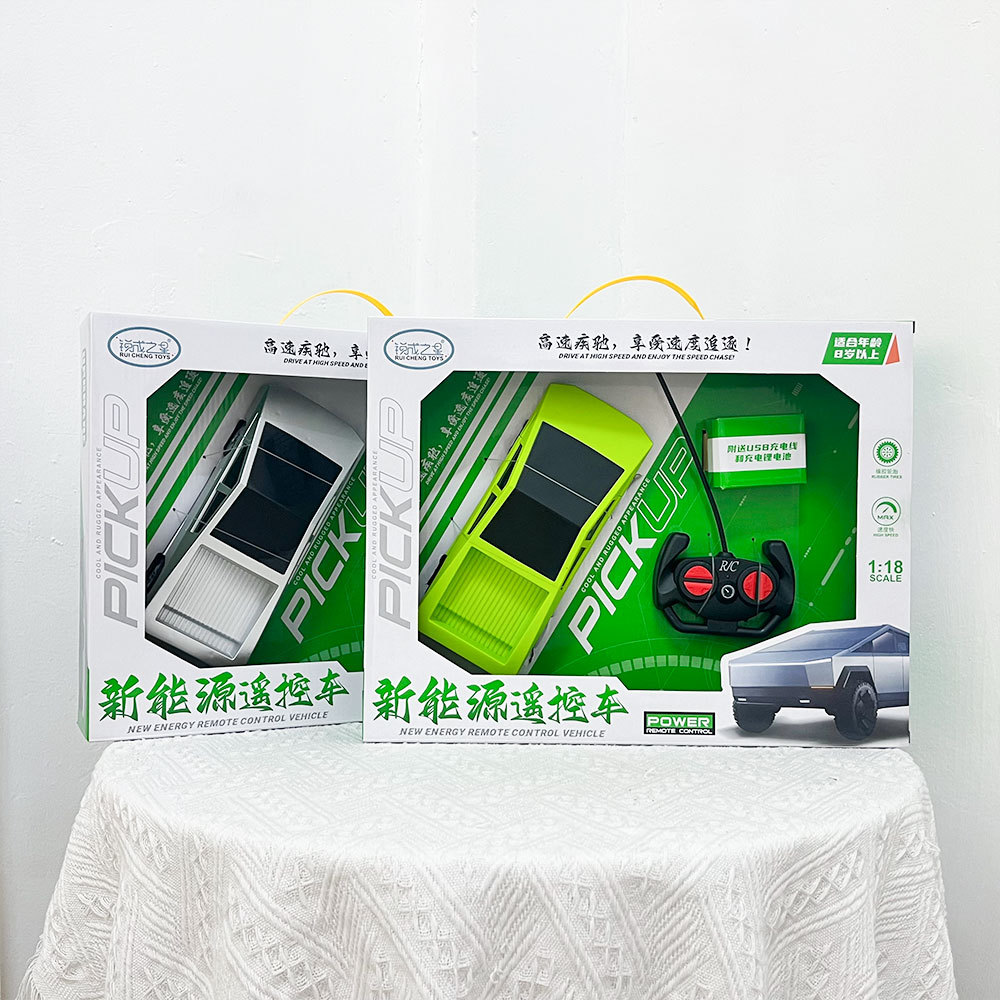 Tesla coche de control remoto juguetes de alta velocidad carga cuatro ruedas coche de escalada cibernético coche de viaje cross-border caja de regalo