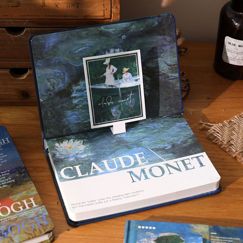 ゴッホ油絵風景高颜値文芸復古学生帳簿ノートお土産フルカラー本クロスボーダー卸売り