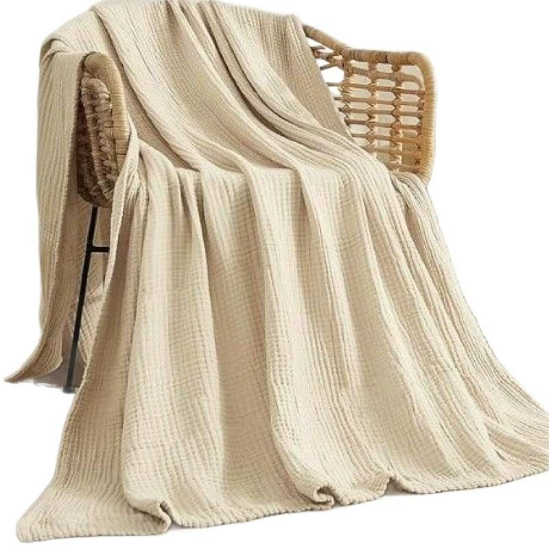 Дышащий хлопковый пуховой одеяло, мягкая марлевая sofa