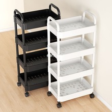 小推车置物架厨房落地卧室多层婴儿零食移动浴室卫生间收纳储物架