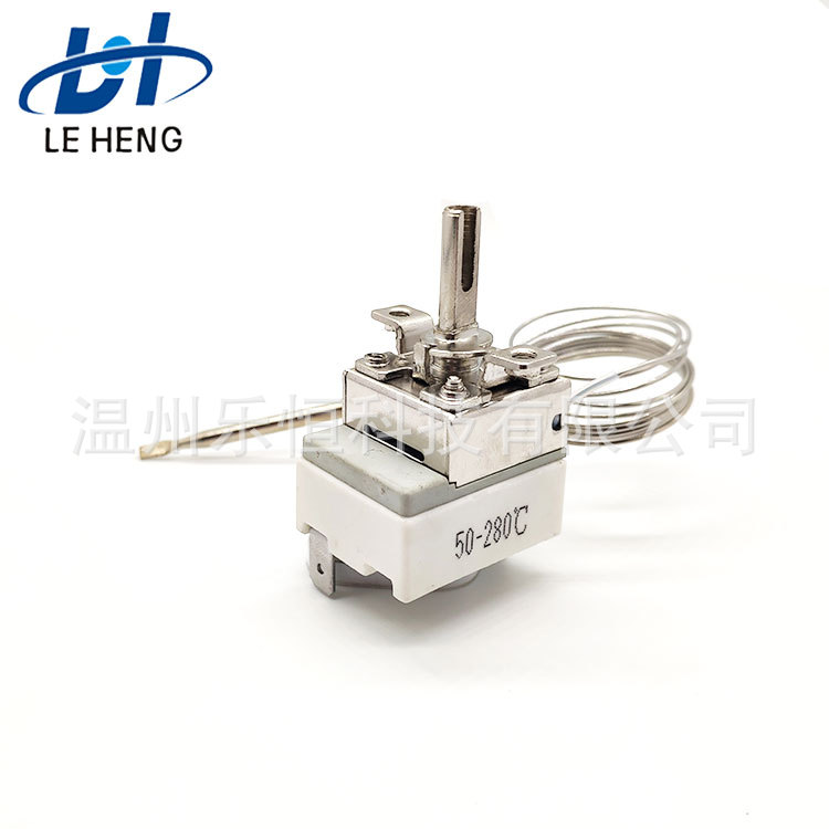 110度可调毛细管恒温器机械恒温器 烤箱恒温器