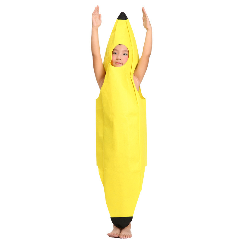 Children's Party Costume, DIY Eco-Friendly Fruit Costume, Children's Banana Costume
