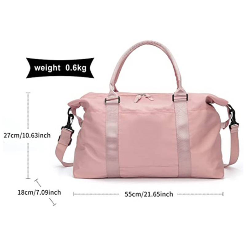 Portable Luggage Sports Handbag Gym Single Shoulder Weekend Overnight Storage Bag Wear-resistant Waterproof_voghion.com