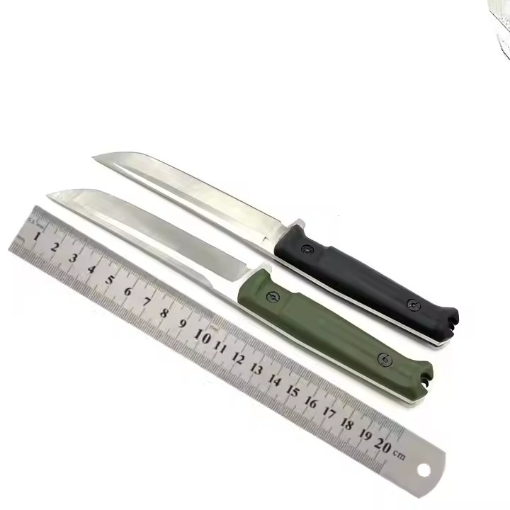户外高硬度直刀一体龙骨野营防身刀露营便携登山多功能刀