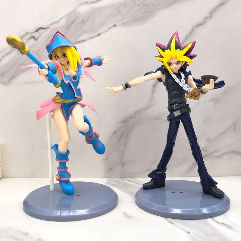 遊戯王フィギュアアニメダーク武藤黒魔導デュエルダークゲームファラオデスクトップモデル装飾品卸売|undefined