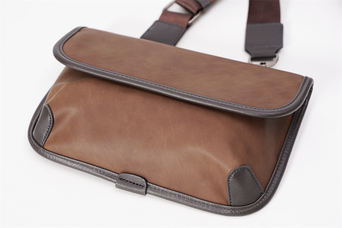 300g Weight Polyester Lining Material Weave Fashion Element Flip Cover Closure Type Sling Strap Strap Type Shoulder Bag Bags Type Casual, Daily, Shopping Occasion Pu Leather Material Plaid, Solid Color Pattern All Seasons Season Men's Gender Classic Style Style Square Shape Men's Plaid Solid Color Pu Leather Weave Flip Cover Shoulder Bag 29
