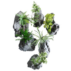 PU仿真假石頭牆面道具泡沫拍攝道具園林雕塑假山室內造景觀石舞台