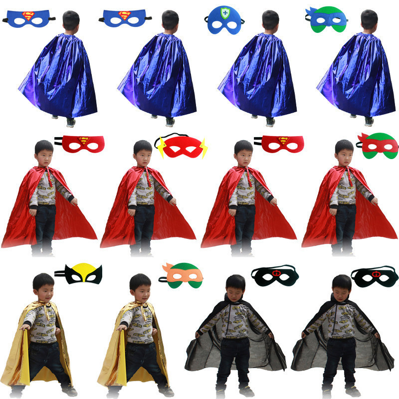 Halloween children's costume cosplay Transformers cape hero warrior cloak Iron Man mask outfit Halloween children's costume cosplay Transformers cape hero warrior cloak Iron Man mask outfit