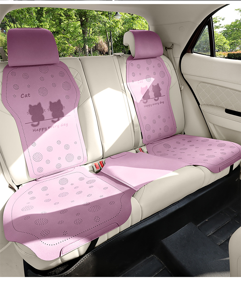 Car Seat Cushion, Universal for All Seasons, Half-Cover Seat Cushion, Winter Car Seat Cover, Trendy New Cute Seat Cover