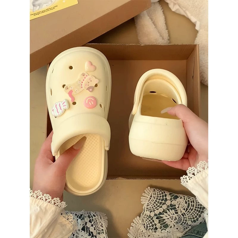 Cartoon summer universal footwear platform, breathable comfortable slippers