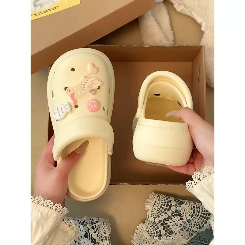 Cartoon summer universal footwear platform, breathable comfortable slippers