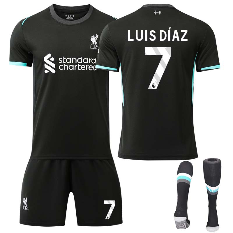 2425 Liverpool fuera de casa 11 Salah camiseta set 66 Arnold 3 Endo Air 9 Firmino camiseta de fútbol