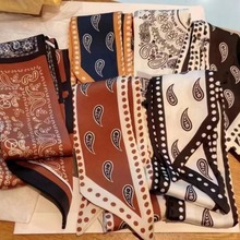 春夏丝巾波点字母飘带发带女韩版气质绑发发绳2024年新款头饰丝带