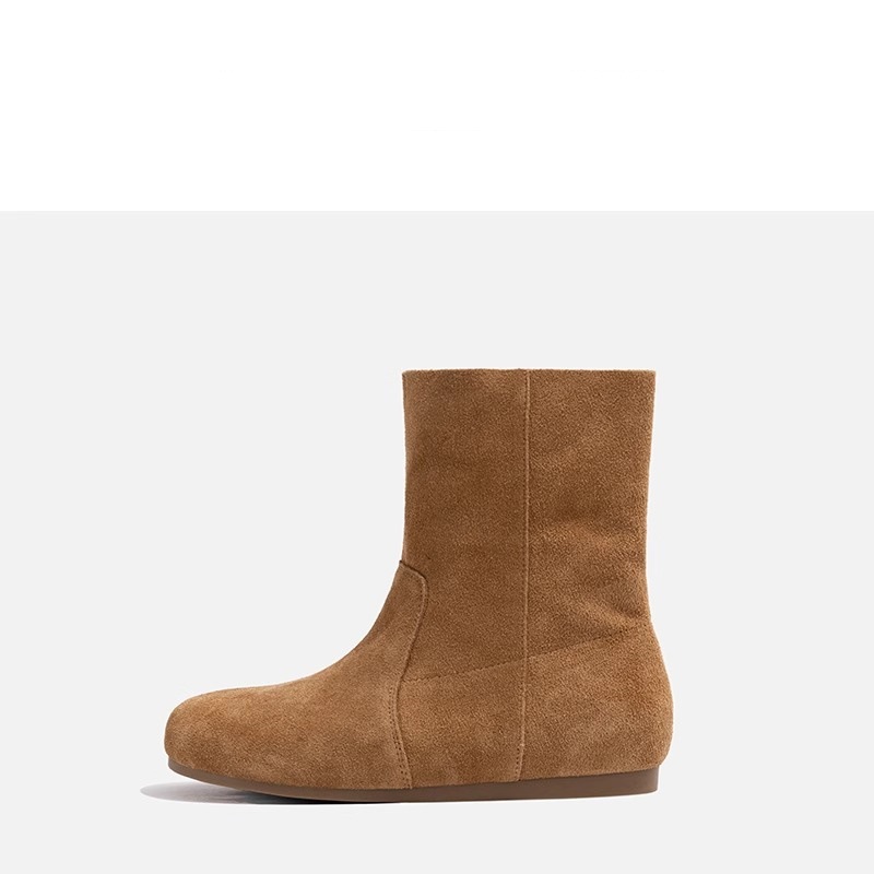 Herbst Single-Boot All-in-One Ärmel flache Retro Stiefel_voghion.com