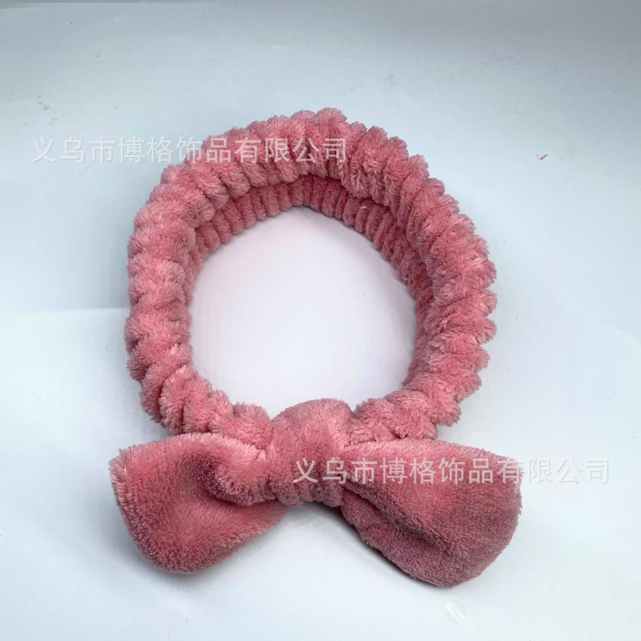 Diadema con lazo de lunares con estampado de leopardo europeo y americano, pañuelo facial SPA, diadema elástica transfronteriza, diadema de borde ancho a rayas