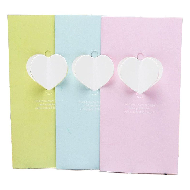 Южная Корея канцелярские товары творческие Крылья Любовь открытка сообщение Новый год Рождество благословение День Святого Валентина открытка может быть настроена