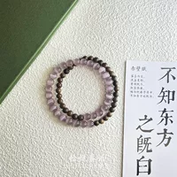 Натуральный кошачий глаз камень Новый китайский браслет из бисера из сандалового дерева женский ретро двухслойный ручной шампурный порошок кошачий глаз бегущий браслет подарок