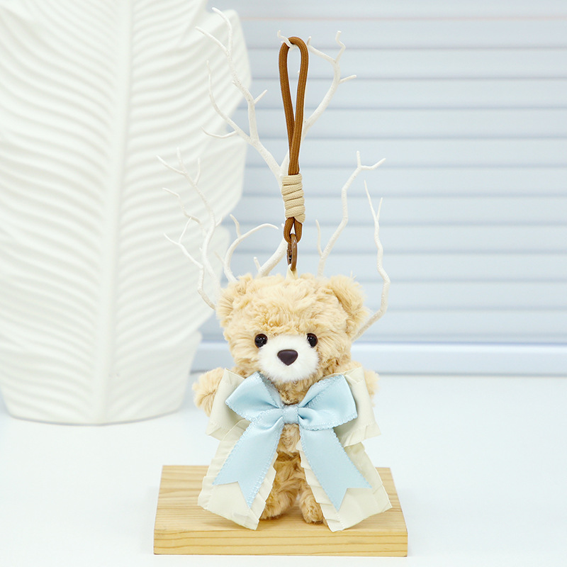 Bella Bear Pendant-Light Brown Blue