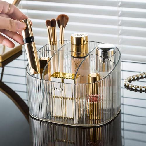 化妆刷收纳盒口红亚克力护肤品桌上梳妆台可拆卸桌面笔筒箱置物架