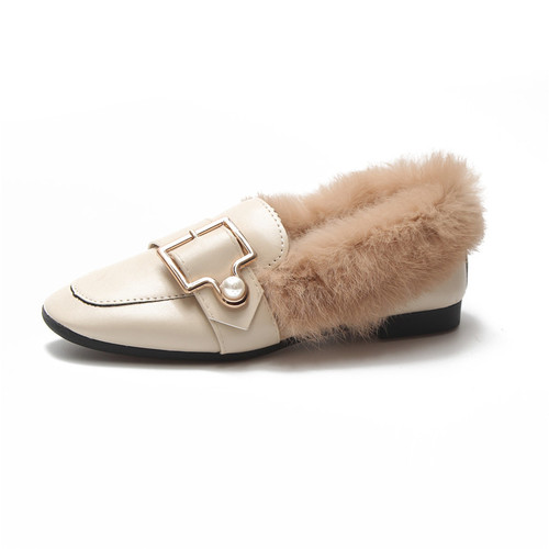 Mooring shoe women outdoor wear autumn winter thick sole versatile one-piece pinto shoe cotton shoes