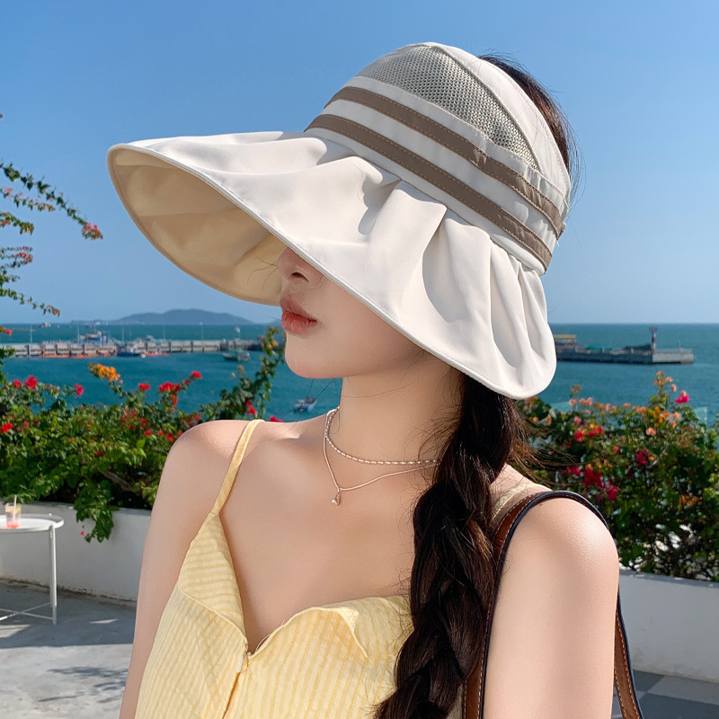 Nuevo sombrero de playa al aire libre, sombrero de verano para mujeres, sombrero de moda, sombrero de borde grande, pequeño