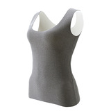 Удерживающее тепло двусторонное нижнее белье, зимняя базовая приятная телу утепленная майка топ, оптовые продажи