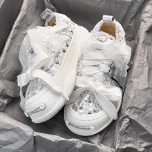 开口笑帆布鞋男女款厚底正品檀健次同款春秋厚底乞丐大头鞋子