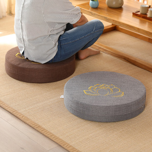 Futon Cushion, Tatami Floor Cushion, Lazy Fabric Balcony Bay Window Meditation Cushion, Kneeling Cushion, Worship Mat, Meditation Cushion