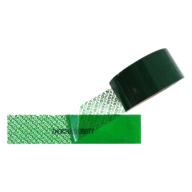 Лента для защиты от подделок с надписью VOID OPEN при вскрытии, защита от кражи, защиты от замены упаковки, защиты от несанкционированного вскрытия, красно-синяя уплотнительная лента