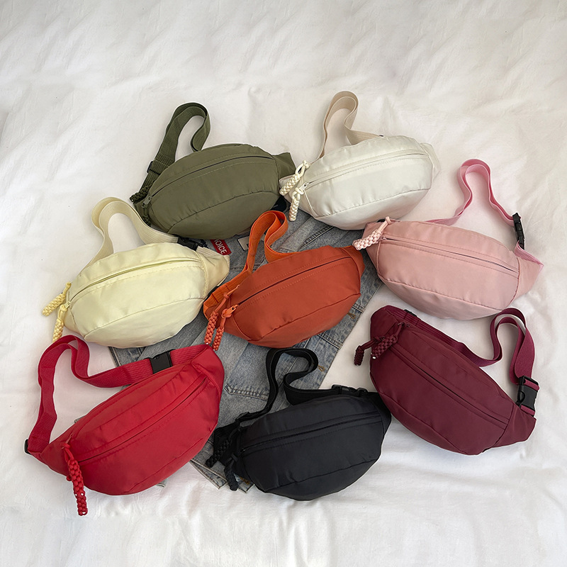 Bolso de pecho deportivo de moda japonés para mujeres 2026 estilo coreano versátil bolso de cintura para teléfonos móviles casuales simple bolso de mochila