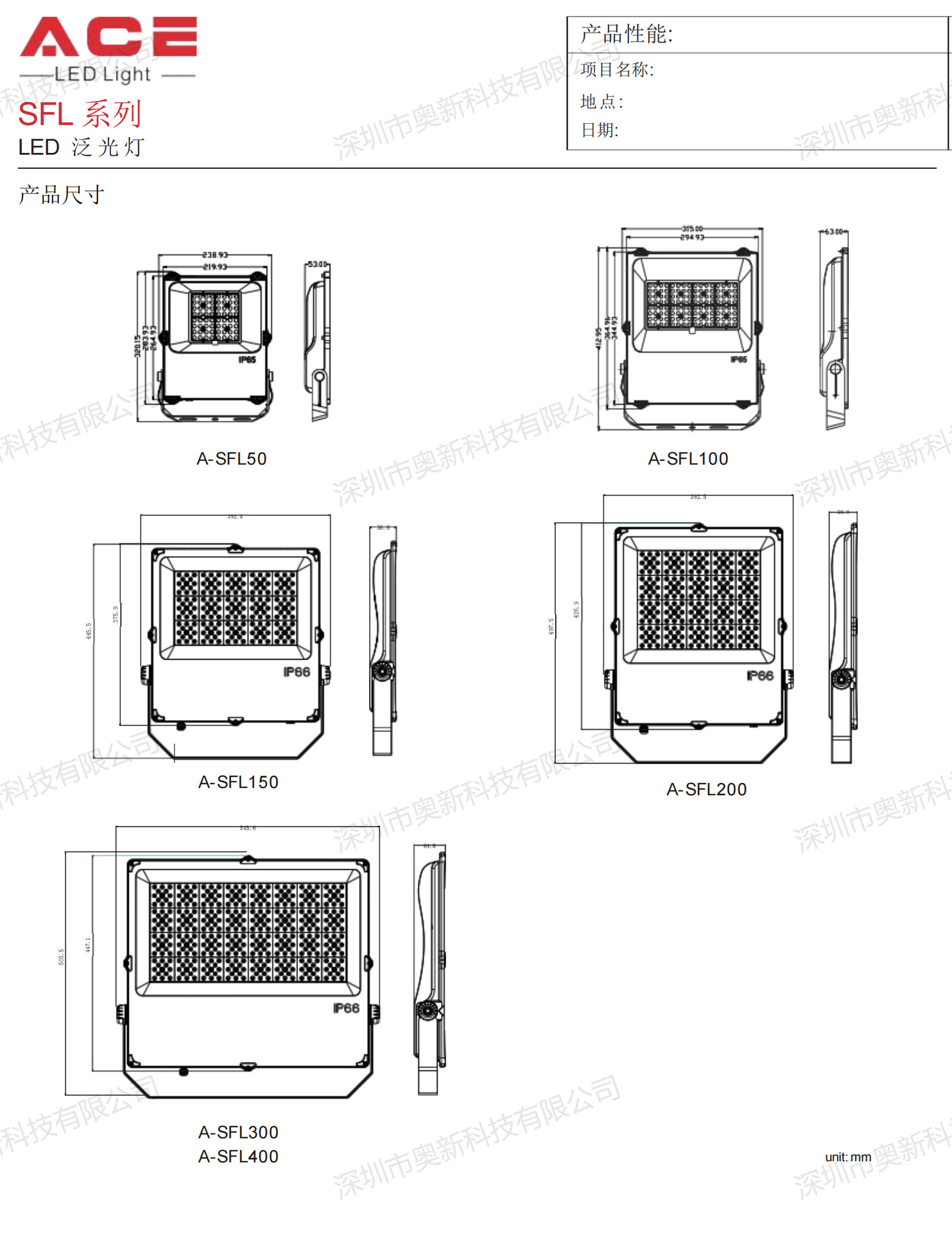 A-SFL 系列投光灯 中文版V1.0_04