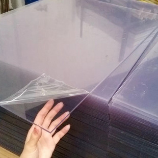Transparent PVC board flame retardant PVC durable board PET transparent film diy handmade material hard plastic sheet