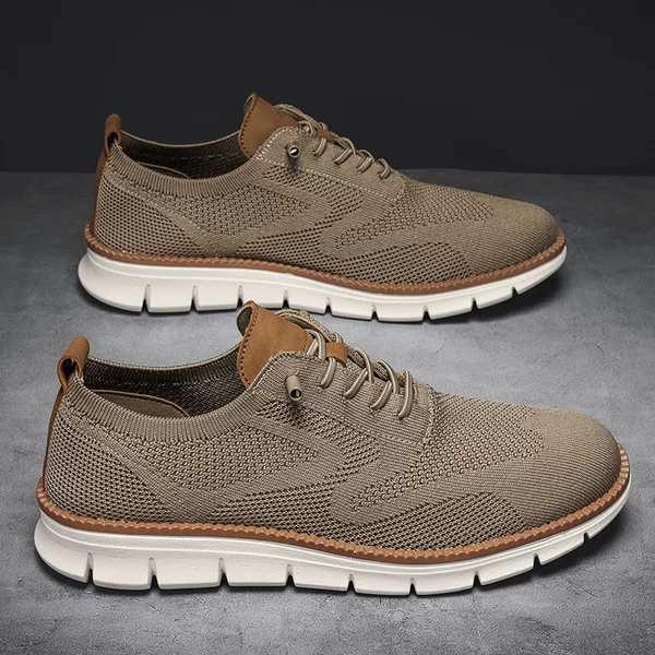 plus size 48 yards cross-border explosions British style men's shoes summer breathable sneaker fly woven mesh shoes men's running fashion shoes