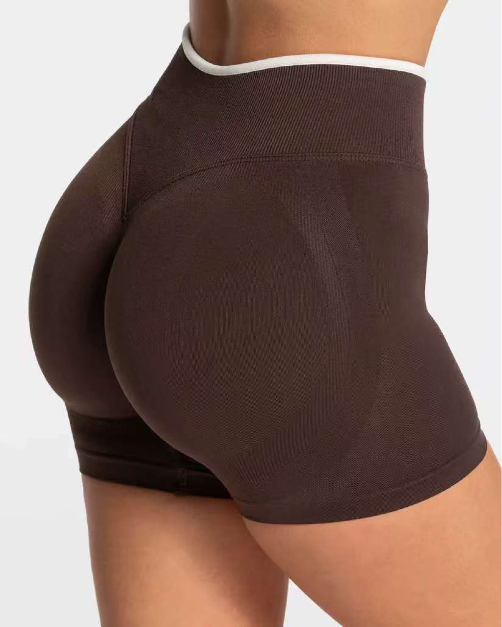 Seamless Yoga Shorts Outdoor Wearable Butt Lifting Body Shaping Fitness Sports Shorts_desvips.com
