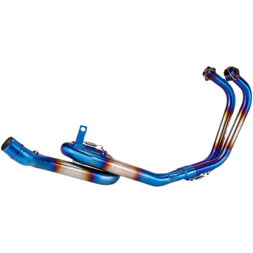 Motorcycle exhaust modification YZF-R3 R25 is suitable for Yamaha MT03 titanium alloy front section modified exhaust pipe