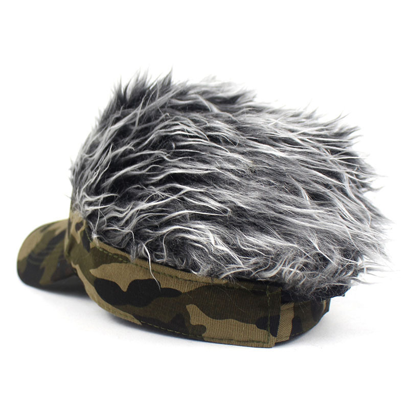 Unisex Streetwear Solid Color Camouflage Flat Eaves Baseball Cap display picture 29