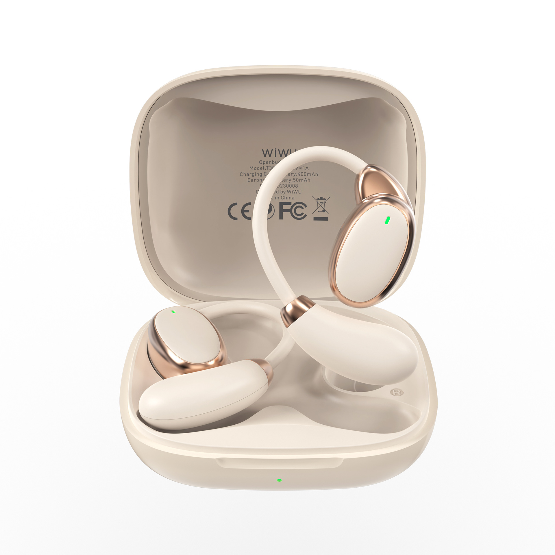 Auriculares abiertos de música t30 (beige)