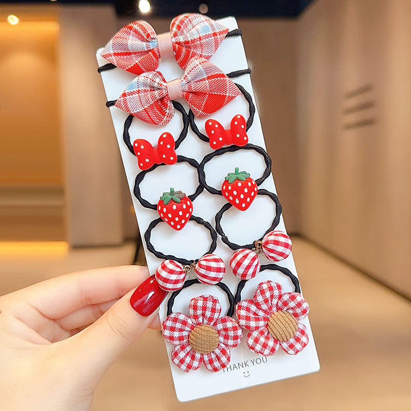 SKU-03-红色校园女孩系列10件套