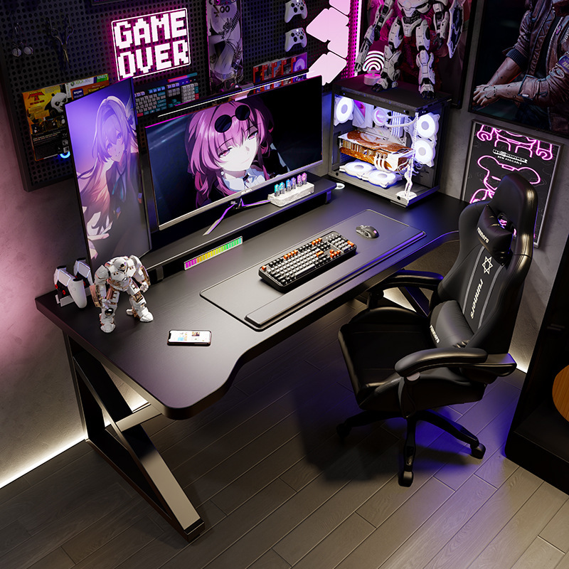 Computer Desk Desktop E-Sports Table and Chair Set Simple Adult Home Desk Study Desk Bedroom Game Table
