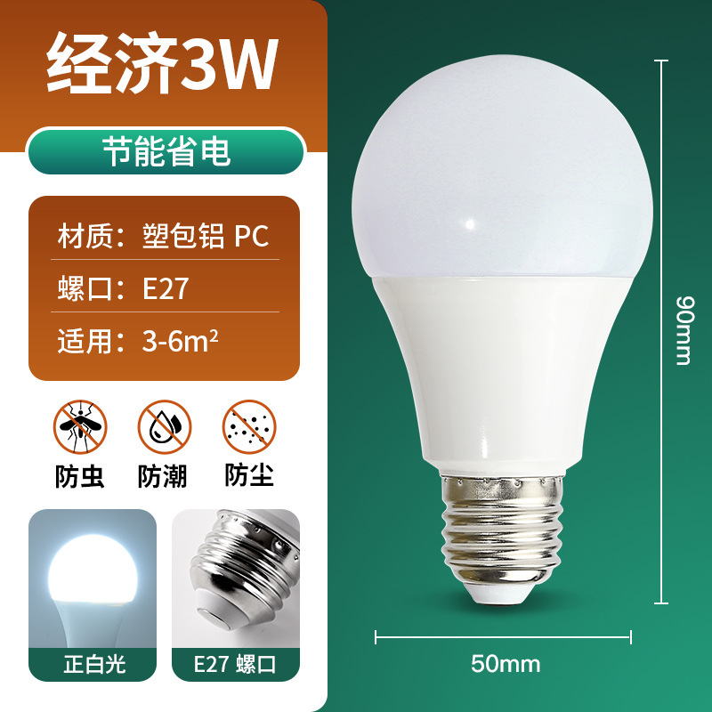 Bombilla led, ahorro de energía E27, bombilla de tornillo, ahorro de energía para el hogar, bombilla súper brillante, bombilla de alta potencia, fábrica de bombillas LED al por mayor