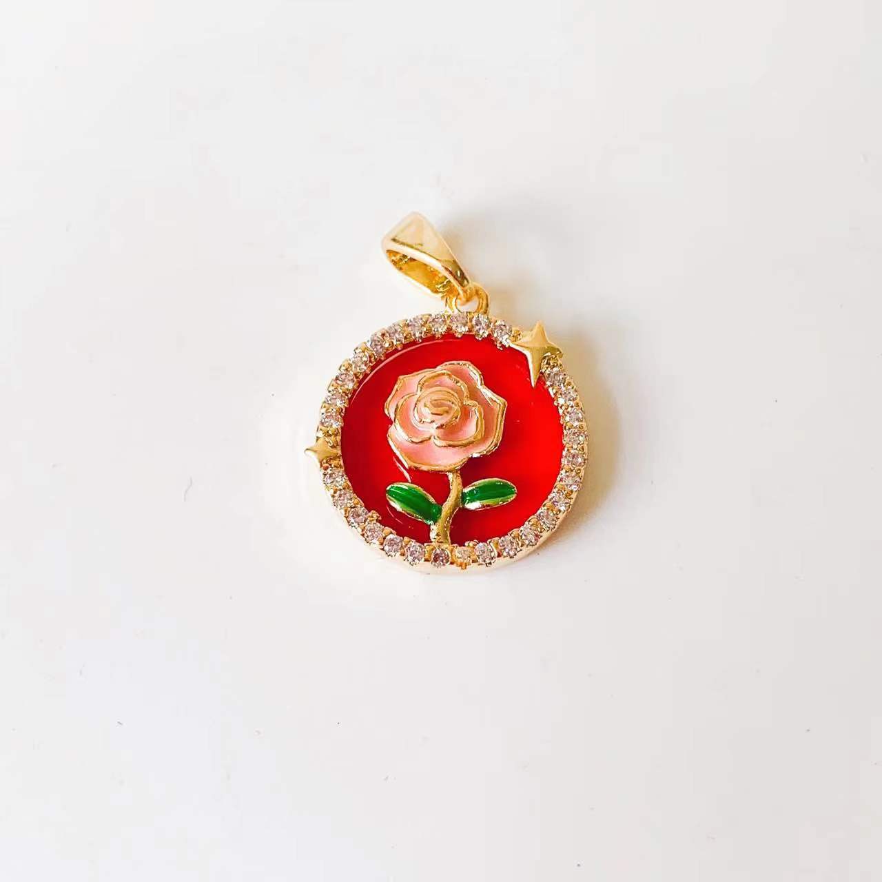 1 Piece Copper Artificial Pearls Cat's Eye Stone Zircon Geometric Charms Jewelry Accessories display picture 6