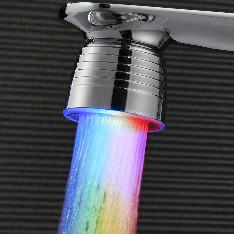 The Ultimate Home Ambiance Enhancer: the Flowing Light Faucet Illuminates Your Kitchen and Bathroom Spaces. Led Aerator