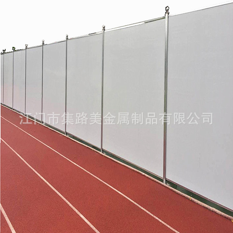 小草彩钢围挡隔音泡沫夹心围挡道路施工铁皮瓦围挡市政彩钢围挡板