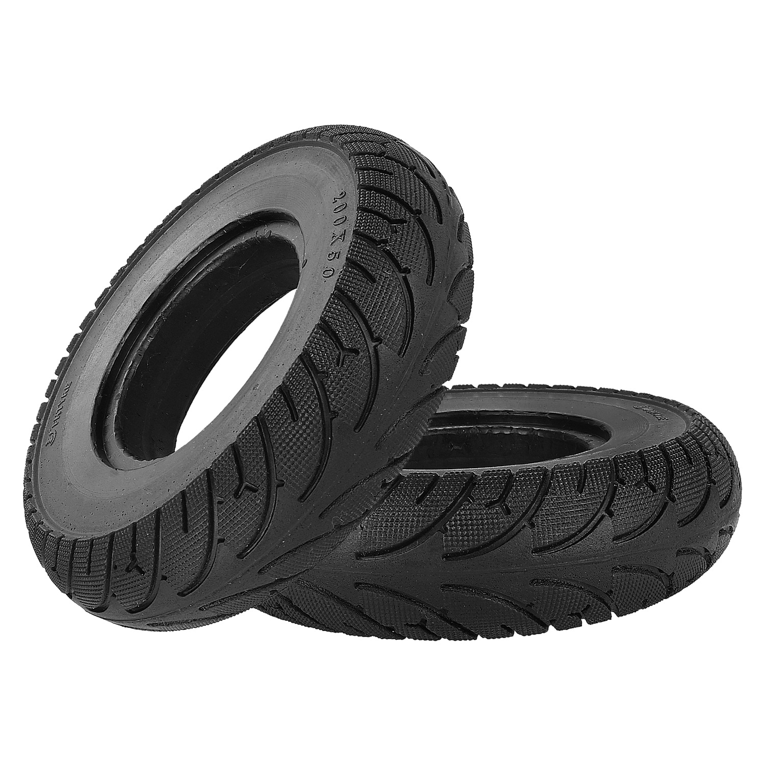 200*50前轮实心胎8寸电动滑板车耐磨免充气实心轮小海豚防爆轮胎