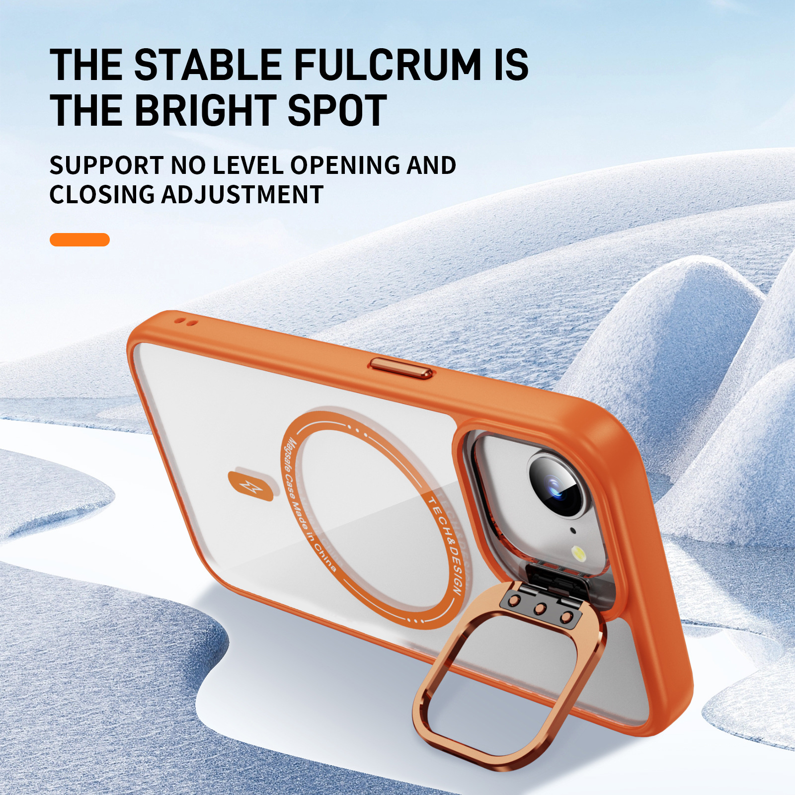 Aplicable para Apple iPhone 16E Sky Mirror Magnetic Case Lens Metal Bracket Cover Protector