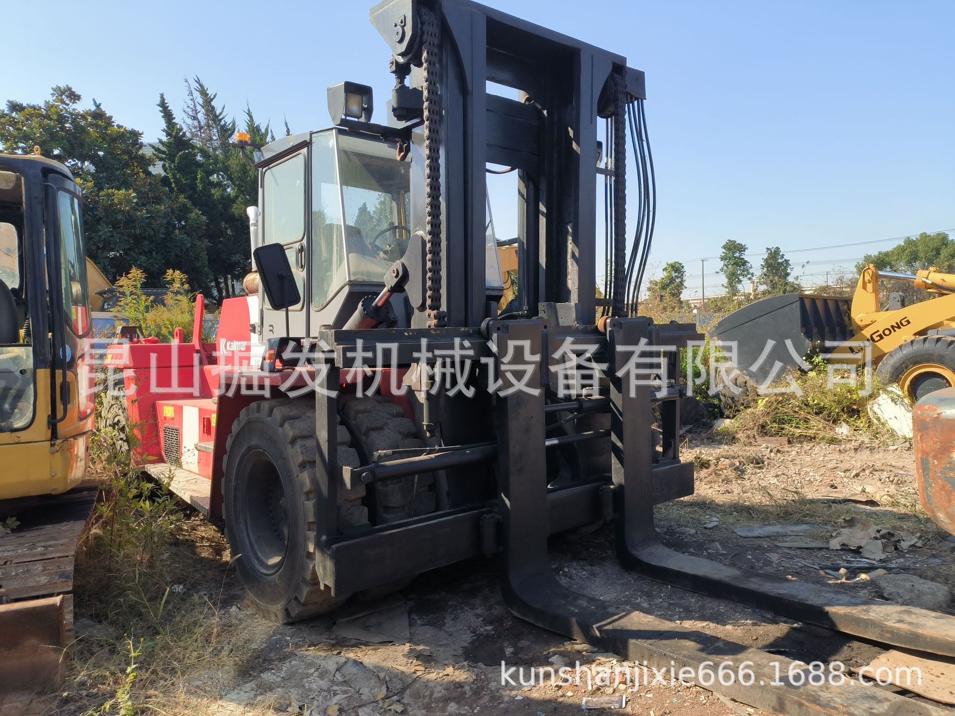卡尔玛25吨大叉车 搬运车卡尔玛30吨25吨TCM 小松10吨叉车
