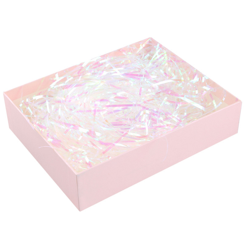 Colorido colorido seda de papel rallado de seda de la decoración de la caja de regalo del Día de San Valentín relleno grande al por mayor