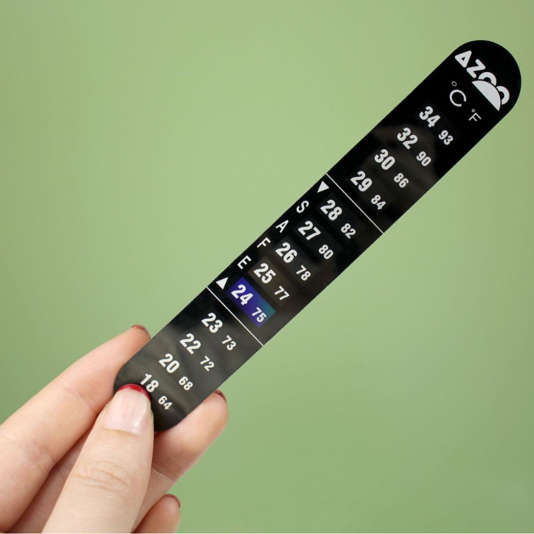 Water Temperature Thermometer Bath Lcd Temperature Measuring Sticker 18-32 Degrees Chinese English Lcd Bathtub Thermometer Sticker with Adhesive