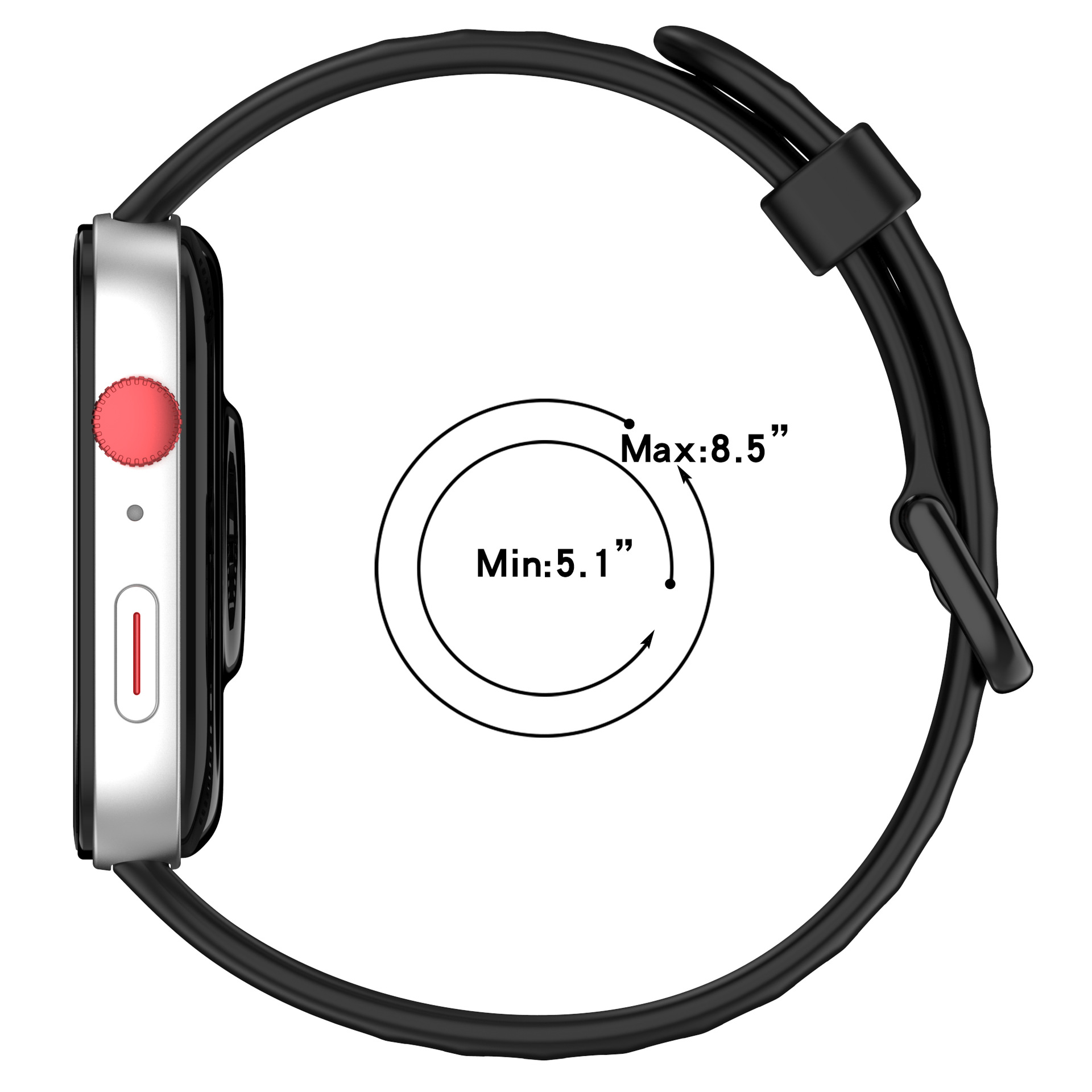 Nuevos productos para el reloj Huawei Fit3, pulsera de silicona de botón de color, pulsera oficial de Huawei Fit3