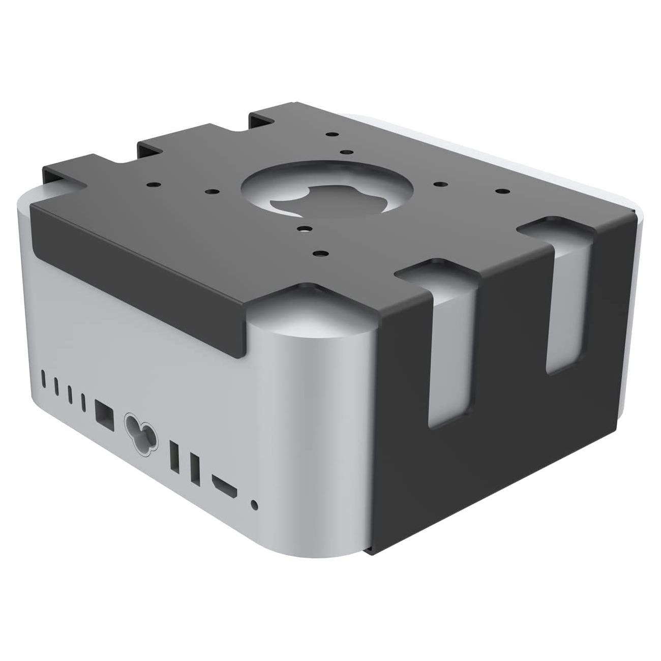 Soporte de almacenamiento de metal Mac mini m4 Soporte de almacenamiento de metal debajo del escritorio Mac Studio